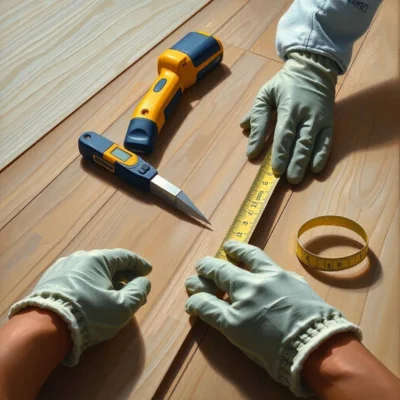 cut vinyl plank flooring