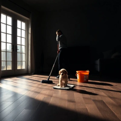 Clean Vinyl Plank Flooring