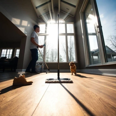 Clean Vinyl Plank Flooring