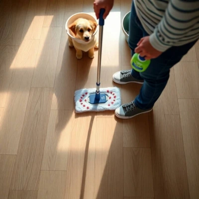 Clean Vinyl Plank Flooring