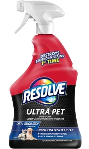 Resolve Ultra Pet Odor and Stain Remover Spray