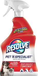 Resolve Pet Specialist Carpet Cleaner, Stain Remover