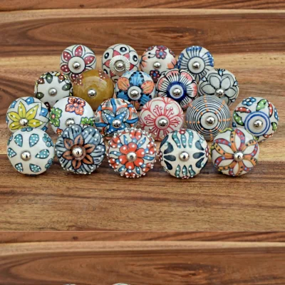 Stainmaster Floral Motif Knob Premium Decorative Knob
